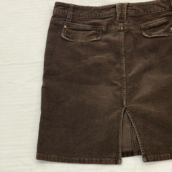 Point zéro women’s size 13 corduroy Classic Brown Skirt - Picture 5 of 14
